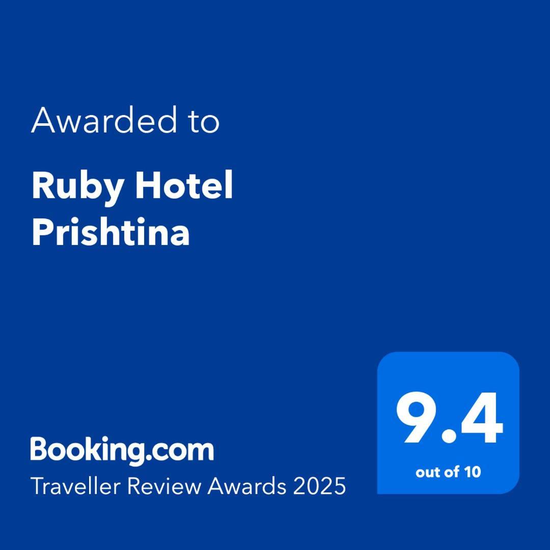 Ruby Hotel Prishtina Pristina Exterior foto